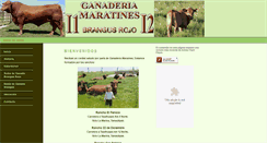 Desktop Screenshot of ganaderiamaratines.com.mx